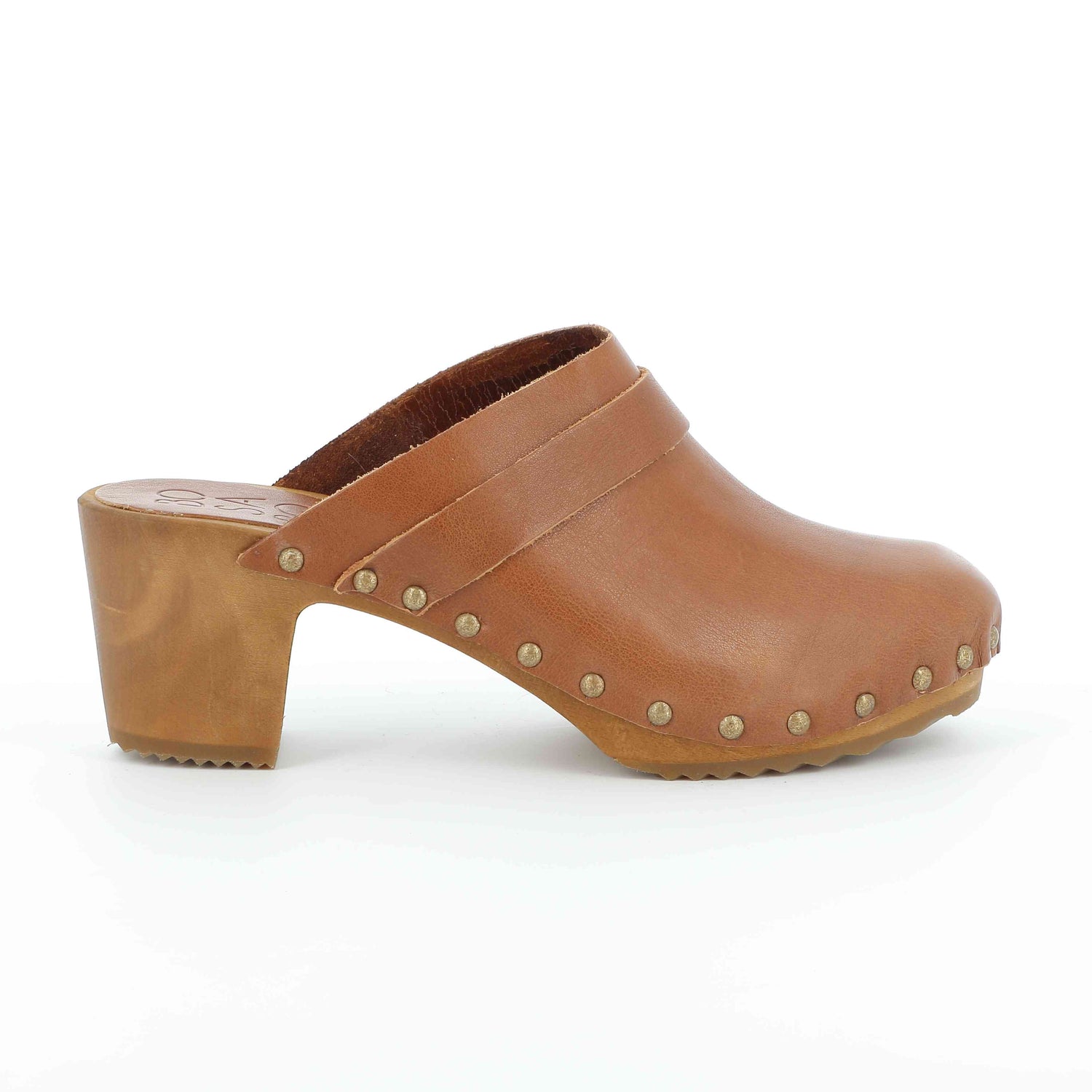 Sanita Lillen Mule Clog | Original Handmade Wooden Leather Clog for Women | Sustainable sole, Brown Sanita Lillen Mule Clog | Original Handmade Wooden Leather Clog for Women | Sustainable sole, Brown