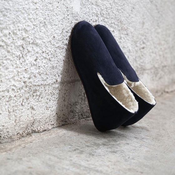 Chausson Coco - velours Homme