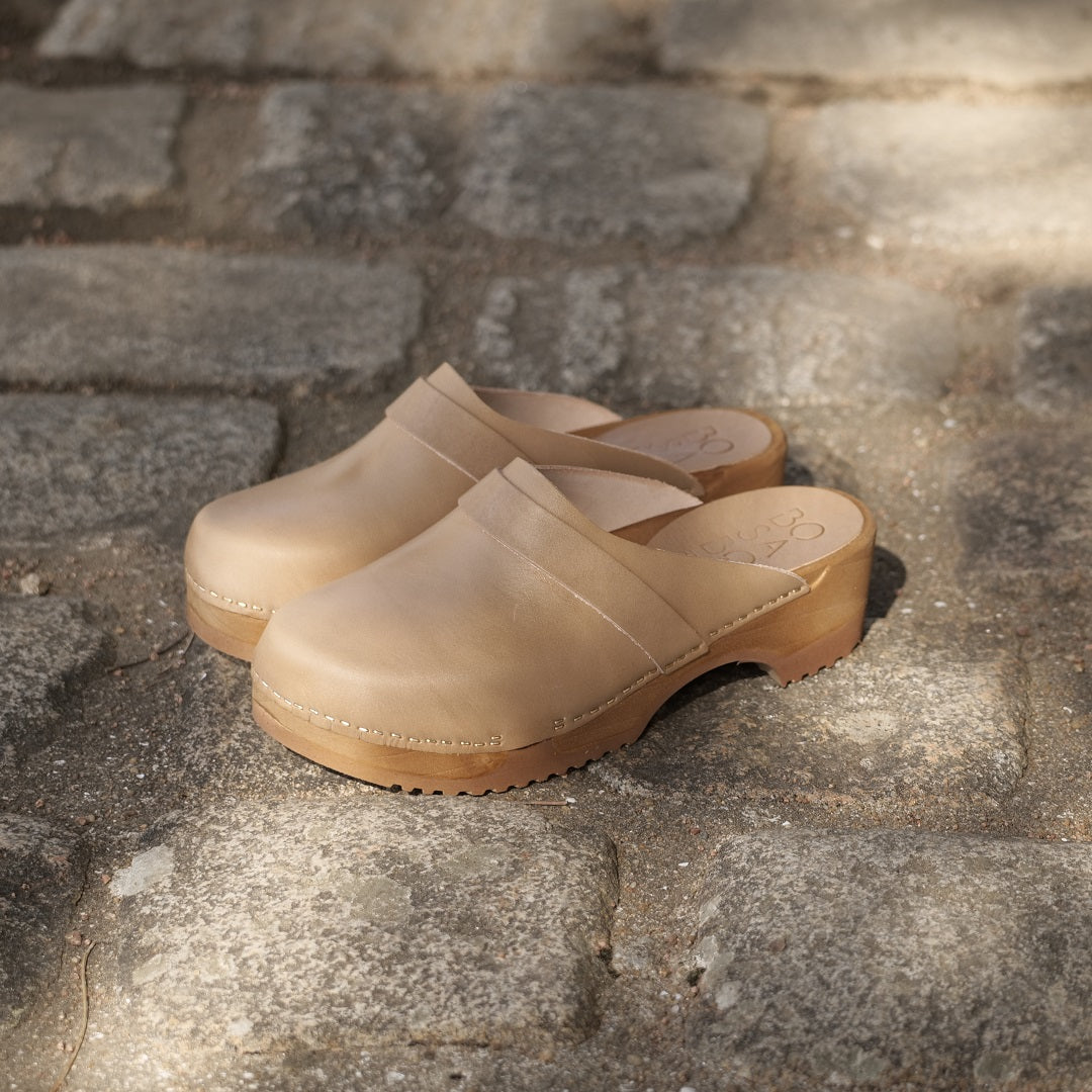 Sabot Annie : dessus cuir et semelle flex - Made in France - BASABO ...